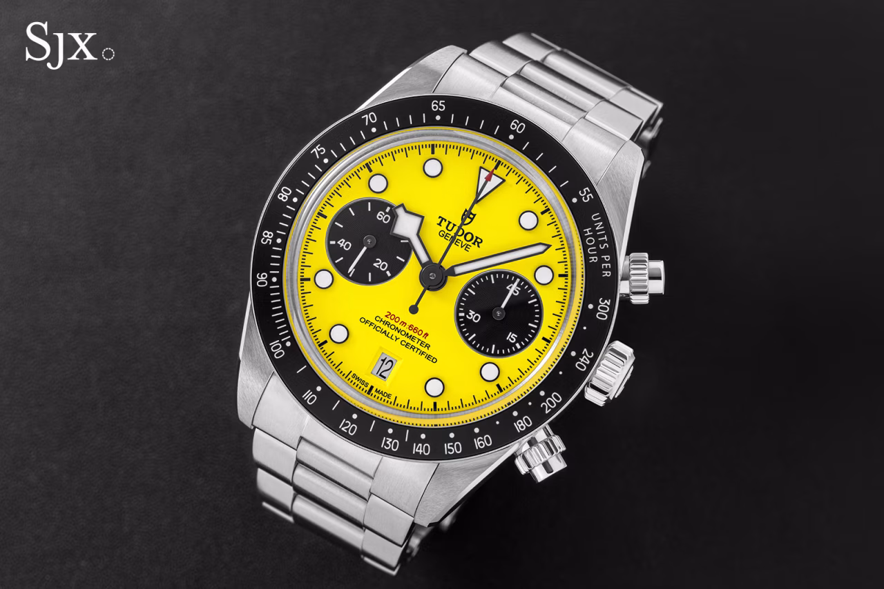 Tudor Black Bay Chrono 39 “Bumblebee”, nová velikost s výraznou žlutou tváří